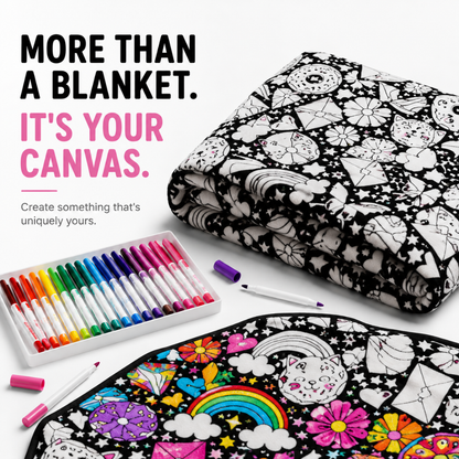 Washable Coloring Blanket