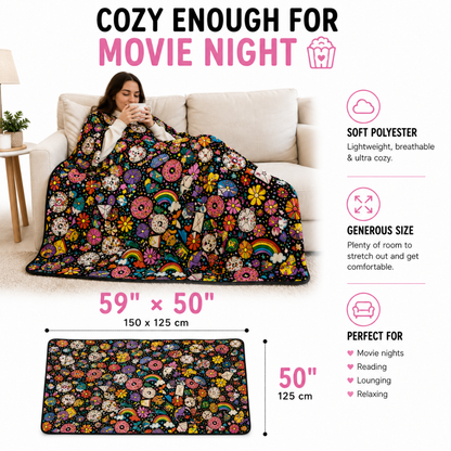 Washable Coloring Blanket
